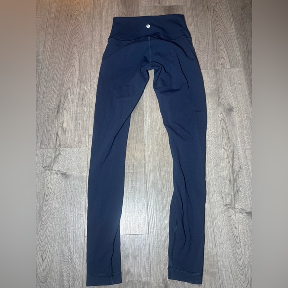 Lululemon Women’s Wunder Under HR Tight leggings in blue size 4 NWOT - Picture 3 of 5